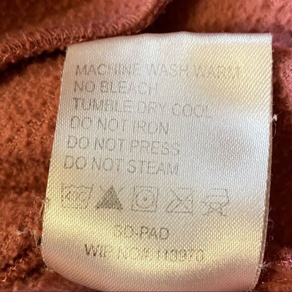 Woolrich Dusty Rose Fleece Full Front Zipper Jacket Size Medium - Picture 6 of 11